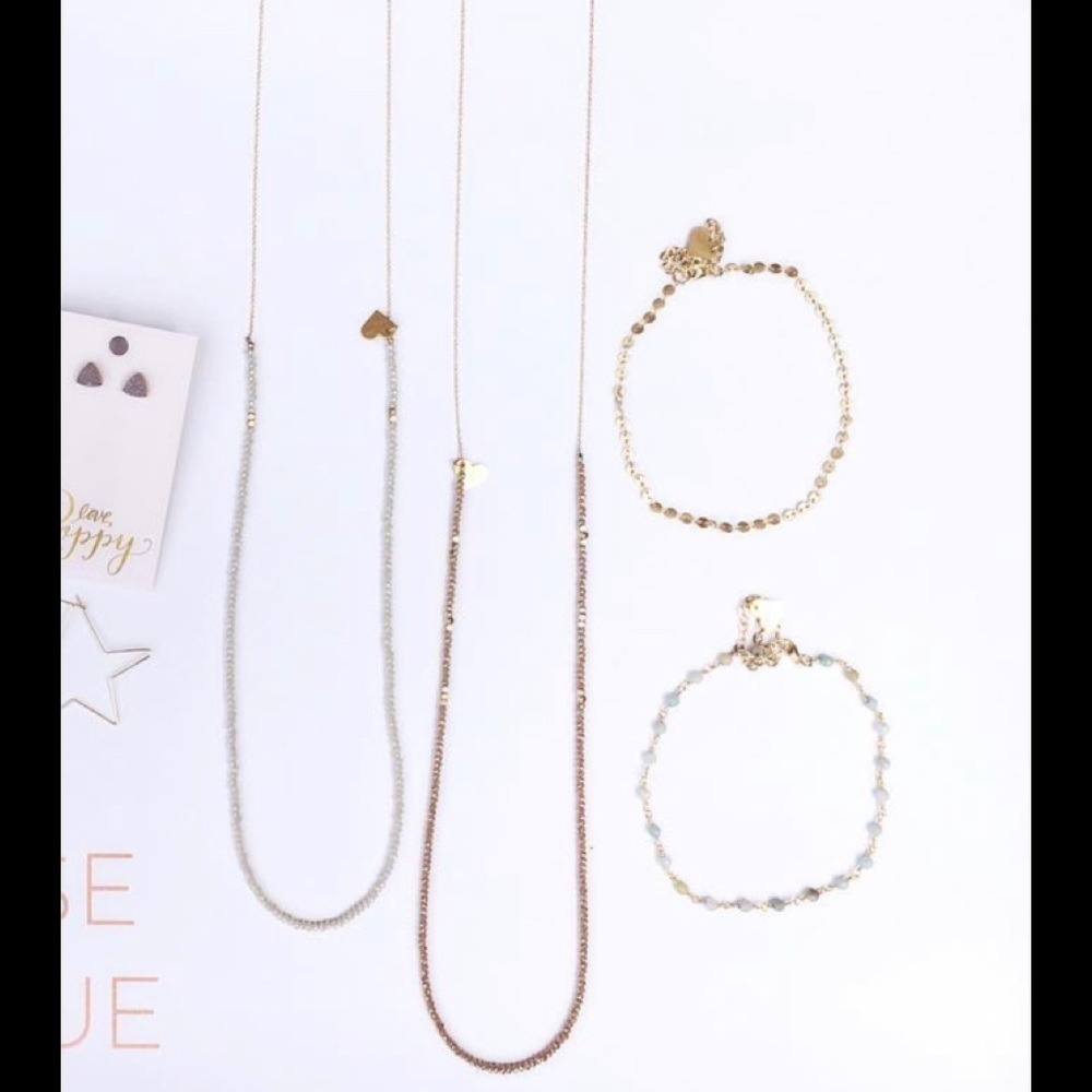 LOVE POPPY JEWELS Long Gold Plated Ball Necklace​​​​​​​​​ - Picture 10 of 10
